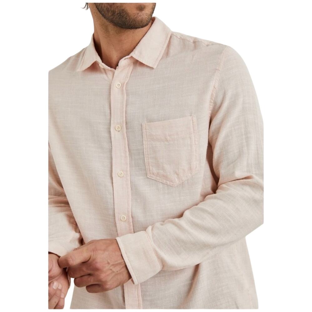 Rails Men’s Wyatt Button Down Shirt in Ebi 100% Cotton Lightweight Size Medium - Picture 3 of 14